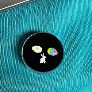 Easter charms, Easter rabbit & 2 eggs